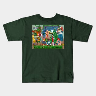 80s Cartoon Character Christmas Kids T-Shirt